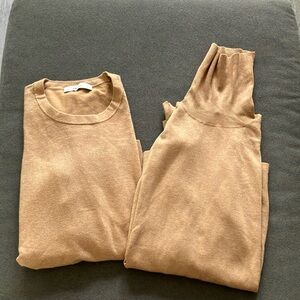 ZARA Set of 2- Tan Knit Sweaters